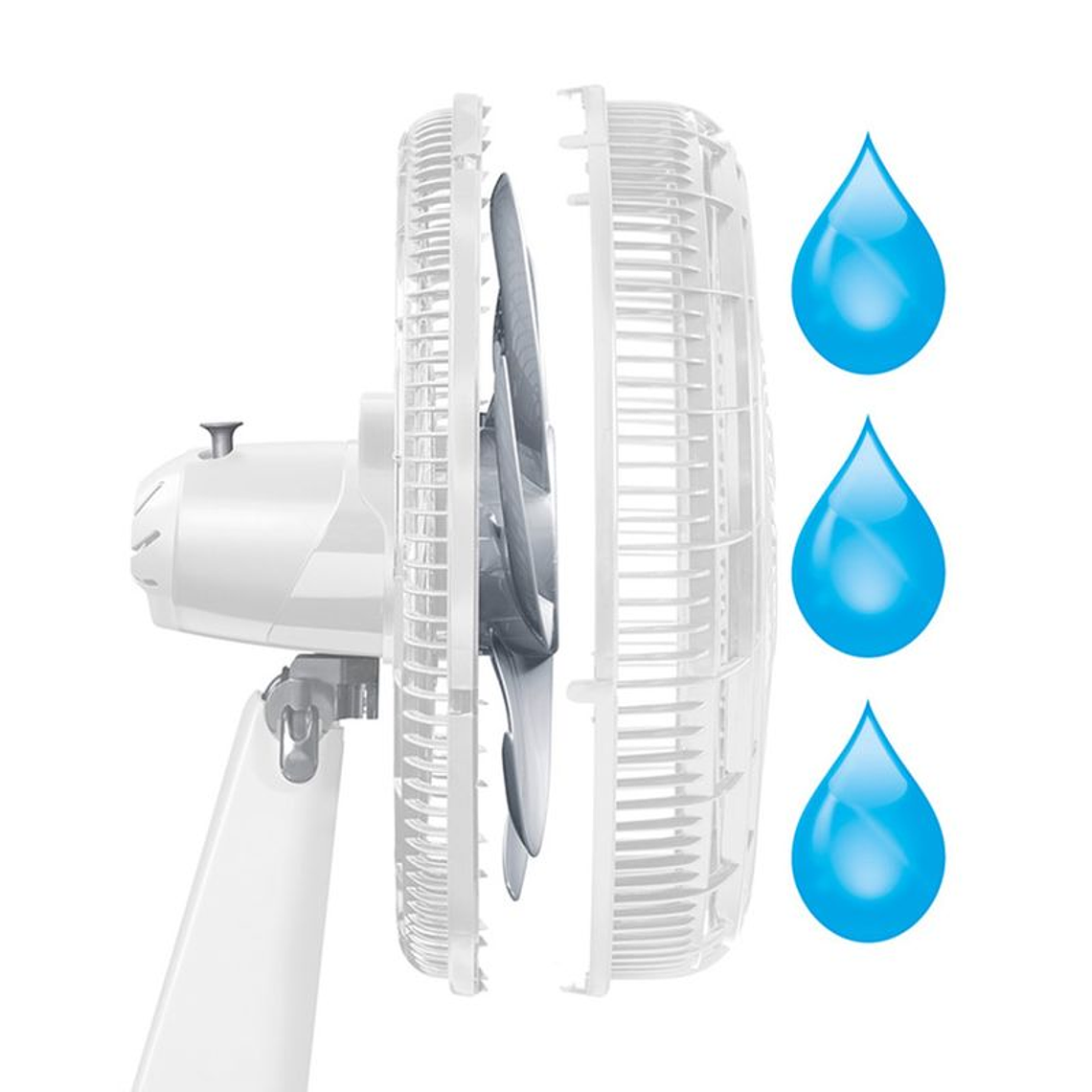 Ventilador SAMURAI Ultra Silence Force Pared Blanco 4