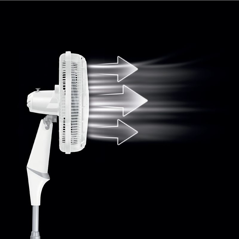 Ventilador SAMURAI Ultra Silence Force 2en1 blanco 2