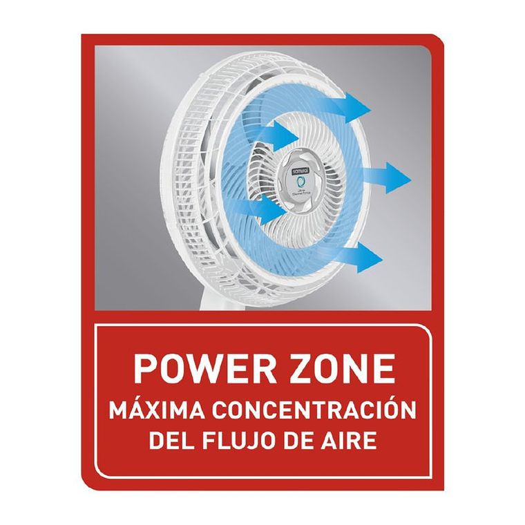 Ventilador SAMURAI Ultra Silence Force 2en1 blanco 5