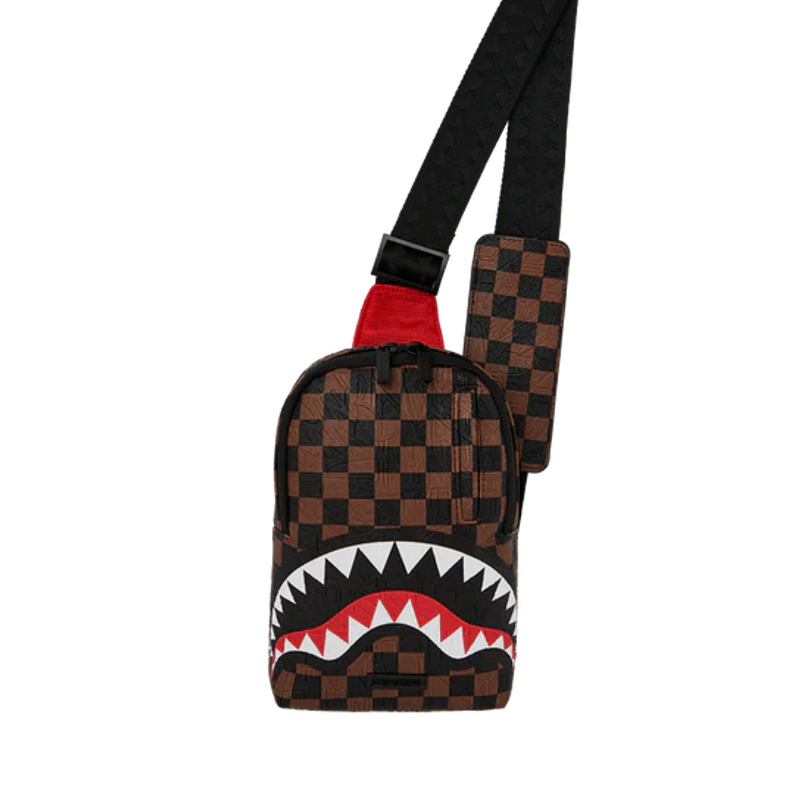 BOLSO DE MANO MARRÓN CHECK 2 SPRAYGROUND 1