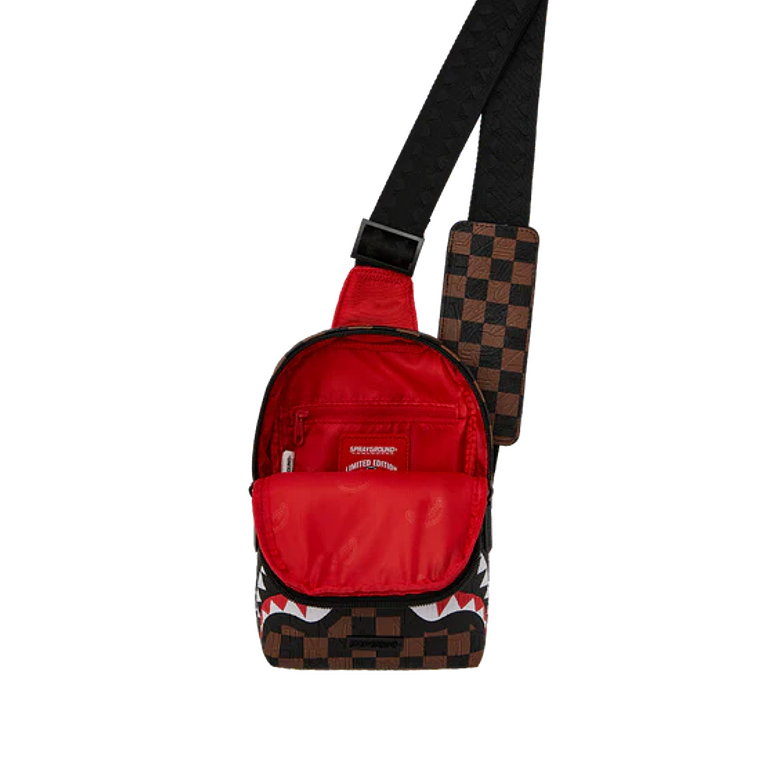 BOLSO DE MANO MARRÓN CHECK 2 SPRAYGROUND 2