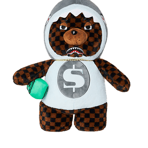 MOCHILA DE OSO MARRÓN MONAY BEAR IN SHARK SPRAYGROUND