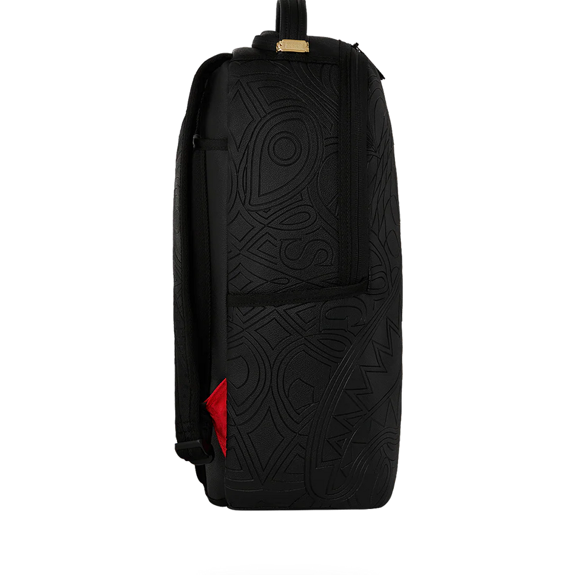 MOCHILA NEGRA TONAL MONOGRAM EMBOSS SHARK SPARYGROUND 2