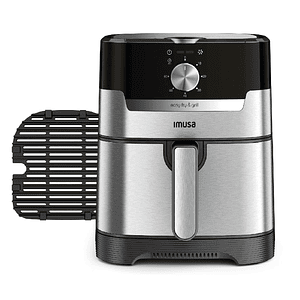 Freidora Easy Fry & Grill 2 en 1 negro IMUSA