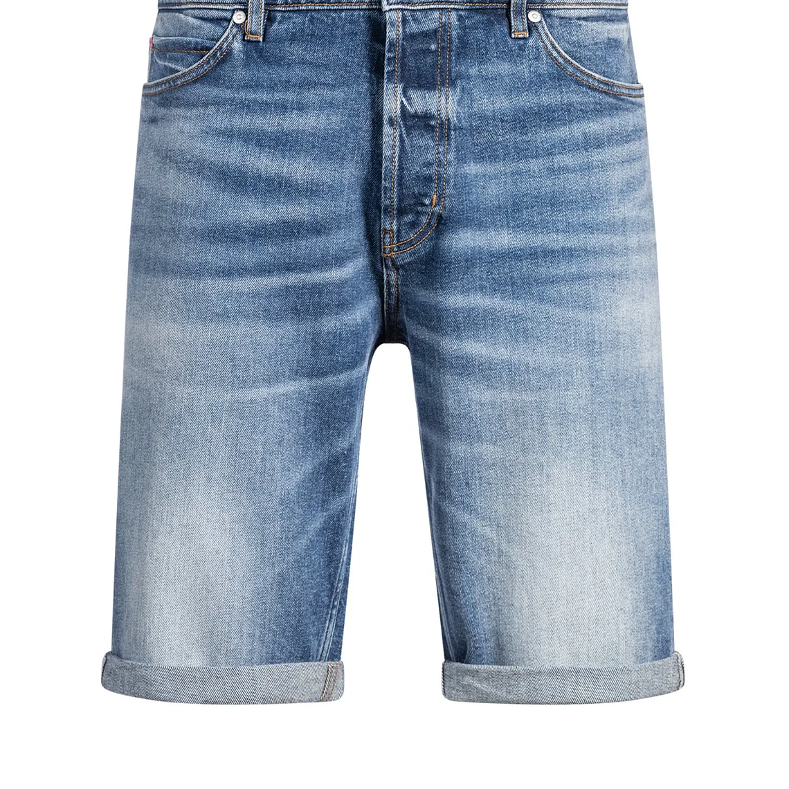 SHORTS TAPERED FIT EN CÓMODO DENIM ELÁSTICO AZUL HOMBRE 4