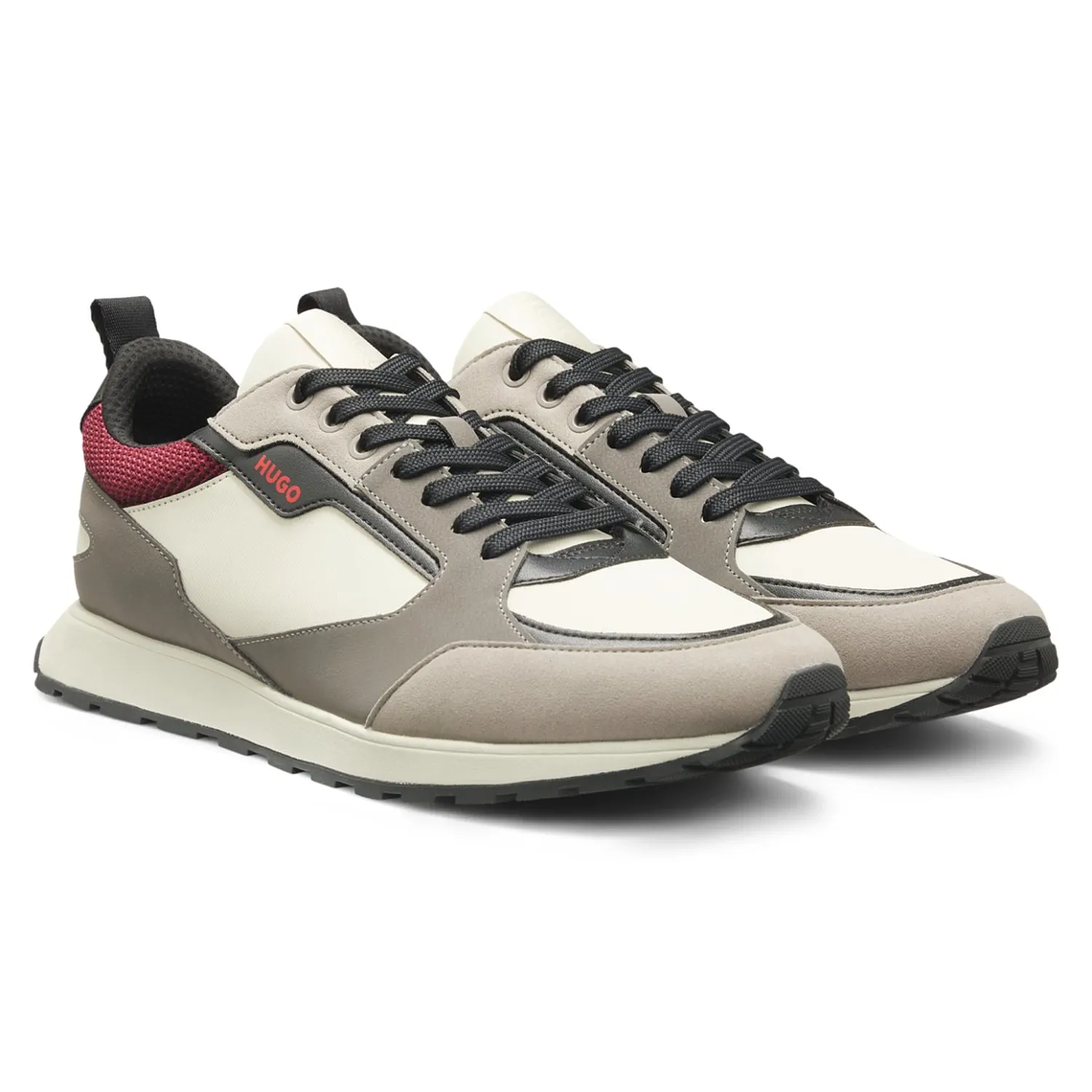 TENIS DE INSPIRACIÓN RUNNING CON MALLA Y RIBETES DE ANTE SINTÉTICO TENIS HOMBRE 1