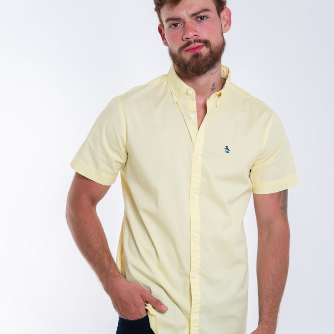 Camisa Hombre Manga Corta Penguin 6
