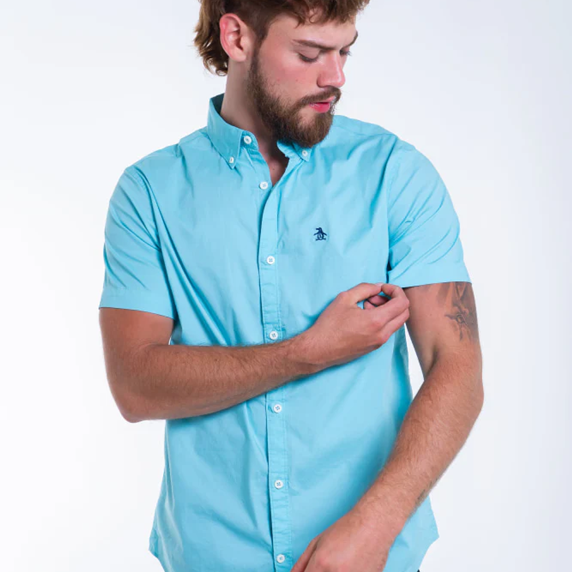 Camisa Hombre Manga Corta Penguin 9