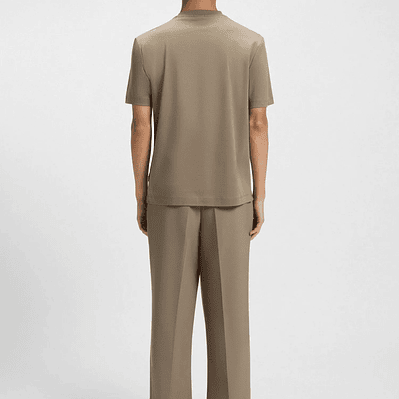 CAMISETA REGULAR FIT DE ALGODÓN CON MONOGRAMA DOUBLE B PLAYERA REGULAR FIT HOMBRE