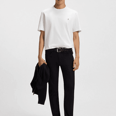 CAMISETA REGULAR FIT DE ALGODÓN CON MONOGRAMA DOUBLE B PLAYERA REGULAR FIT HOMBRE