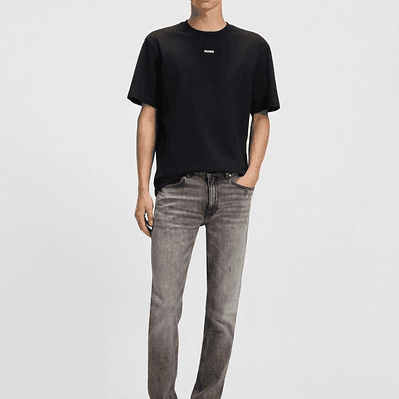 JEANS EXTRA SLIM FIT EN DENIM ELÁSTICO GRIS JEANS EXTRA-SLIM FIT HOMBRE