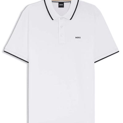 POLO DE PIQUÉ DE ALGODÓN CON DETALLES EN CONTRASTE POLO REGULAR FIT HOMBRE