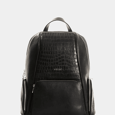 Morral de cuero grabado para mujer Georgia