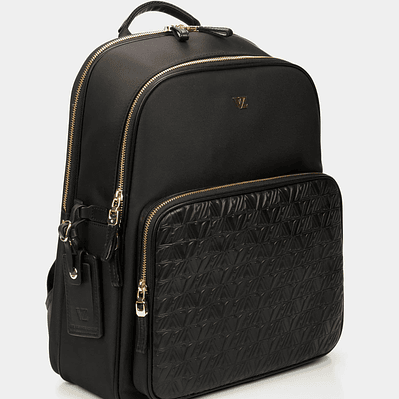 Morral Legacy de Nylon monocromático Negro