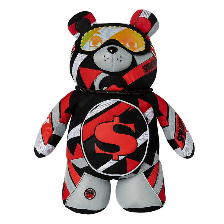 MOCHILA DE OSO ROJO SHREDDED SPRAYGROUND 1