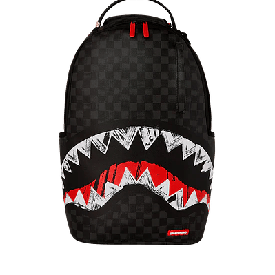 MOCHILA NEGRA SCRIBBLE SHARK SPRAYGROUND