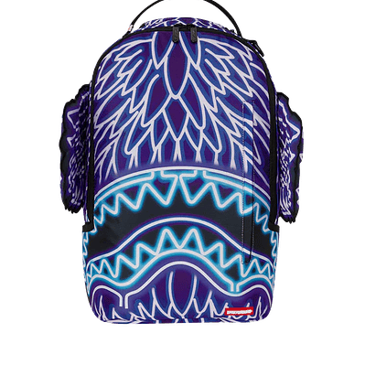 MOCHILA MORADA NEON WINGS PARTY SPRAYGROUND
