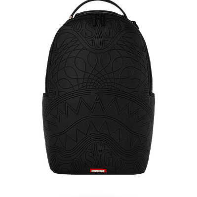 MOCHILA NEGRA TONAL MONOGRAM EMBOSS SHARK SPARYGROUND