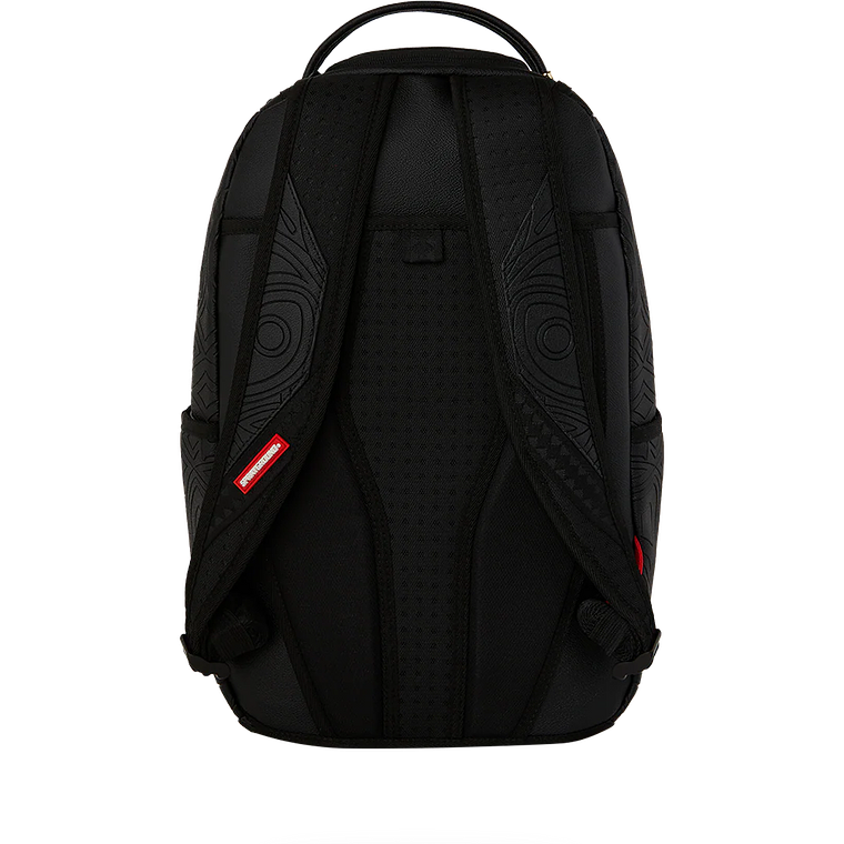 MOCHILA NEGRA TONAL MONOGRAM EMBOSS SHARK SPARYGROUND 3
