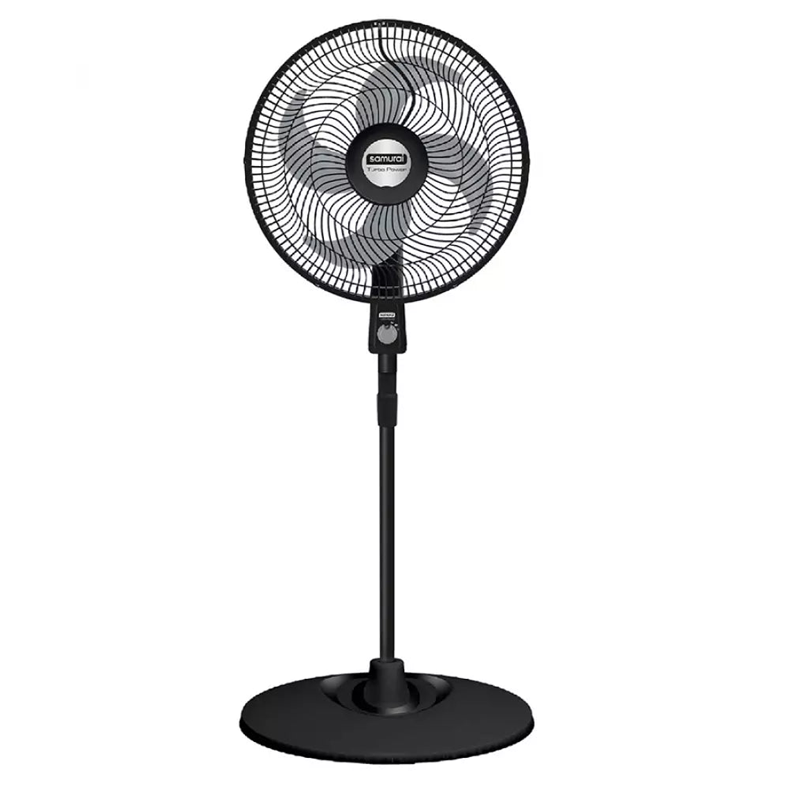 Ventilador Turbo Power Pedestal Negro / Samurai 1