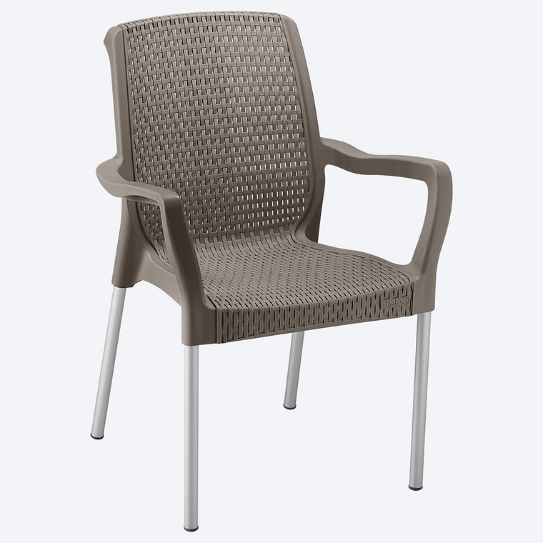 Combo Comedor Shia (1 Mesa + 4 Sillas Con Brazos) 3