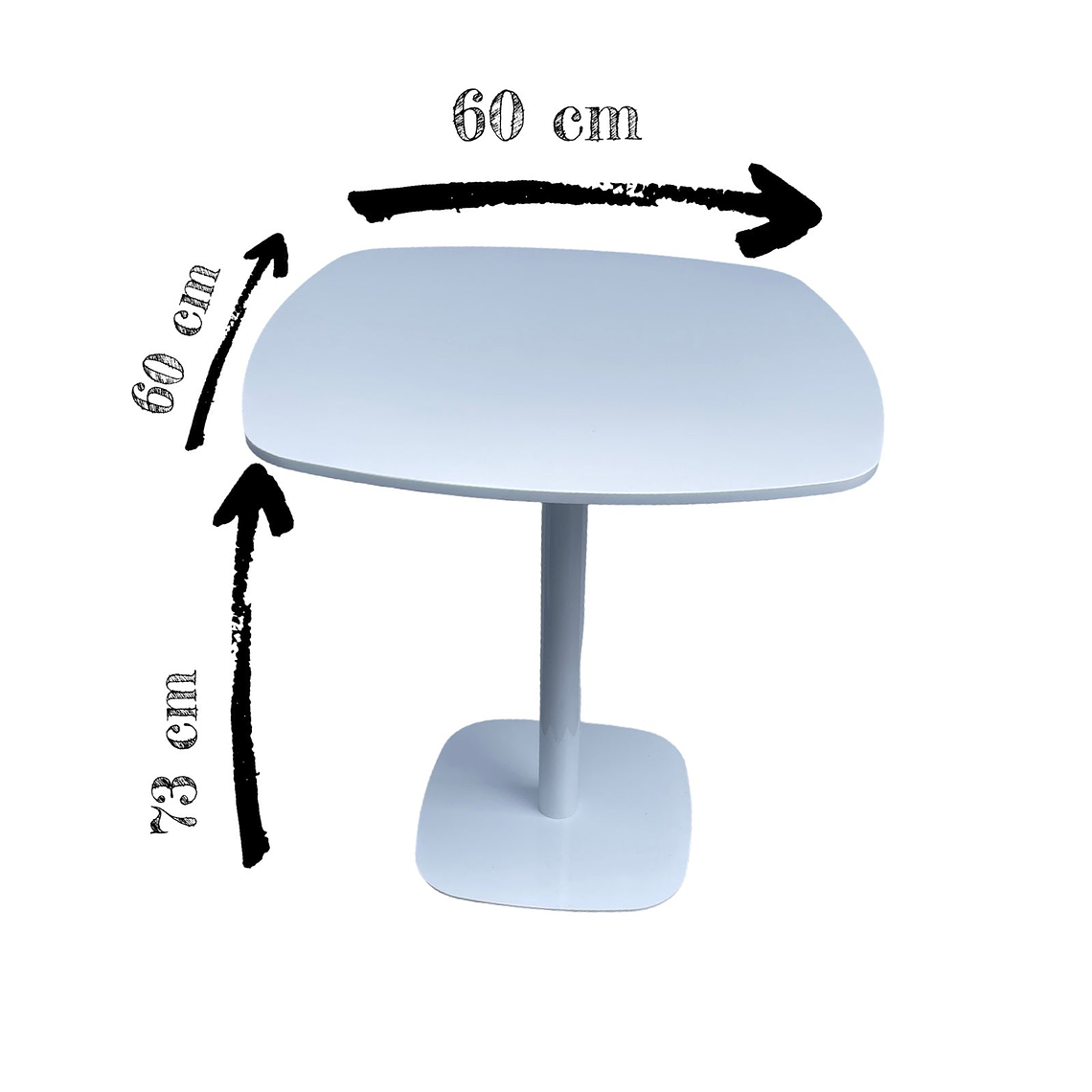Mesa Bilbao Negra 60 cm 6