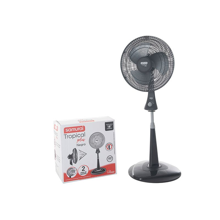 Ventilador SAMURAI Tropical Plus Negro 5