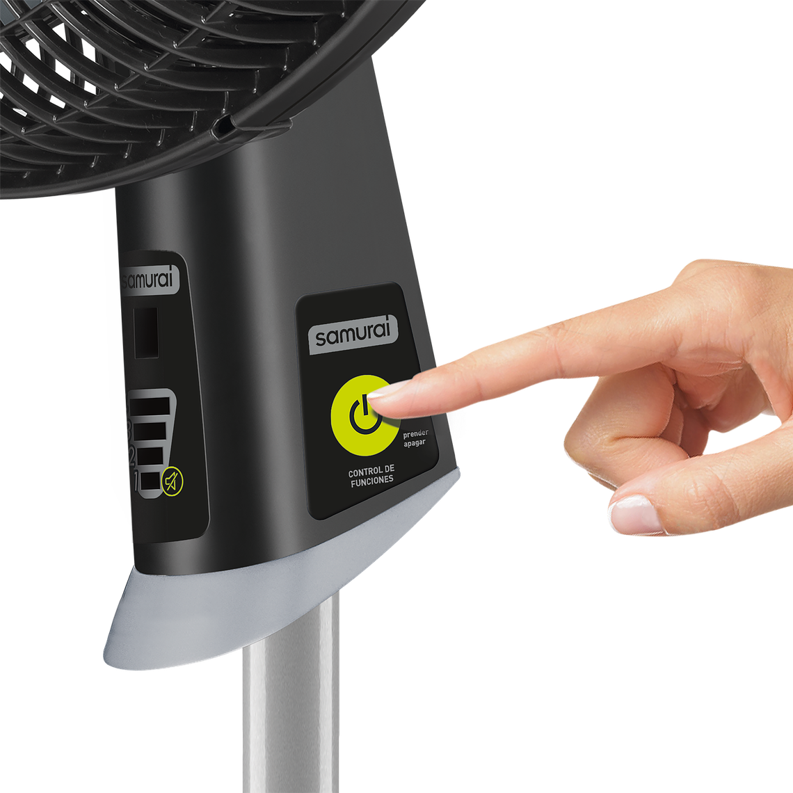 Ventilador Pedestal Silence Force Control Remoto / Samurai 2