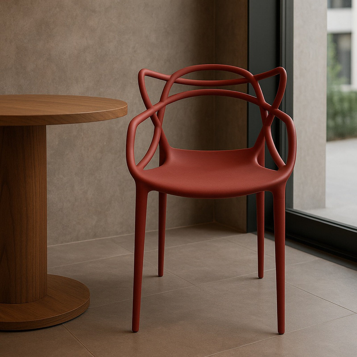 Silla Sidney Roja (Nuevo Diseño) 3