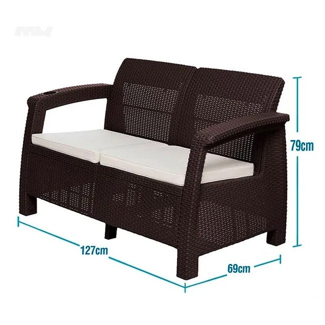 Juego de Sala Ferrara Premium Wengue / MQ 3