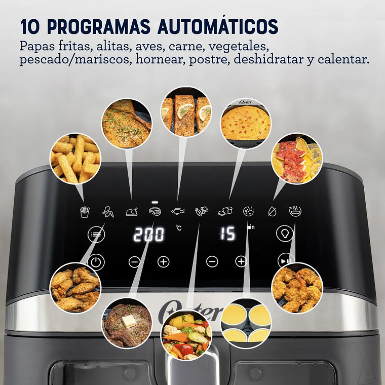 Freidora de Aire Digital 6 Litros /Oster 4