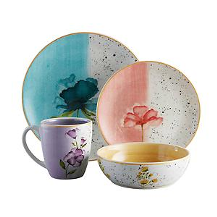 Vajilla Corona Armonía 4 Puestos 16 Piezas 2