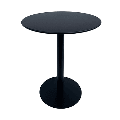 Mesa Metálica Redonda Barcelona Negra