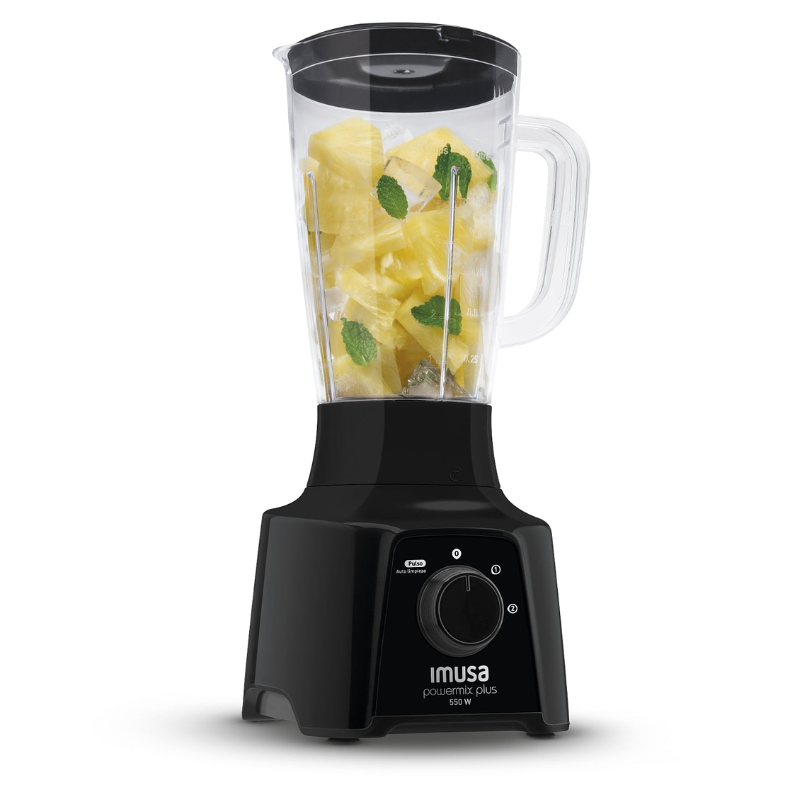 Licuadora Powermix Plus Negro 2 Velocidades / Imusa 1