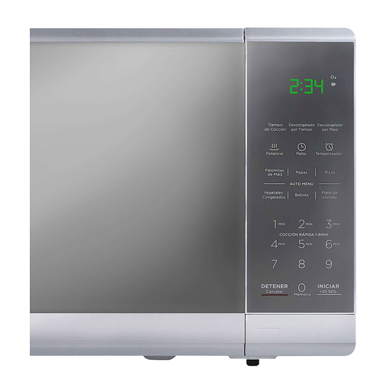 Horno Microondas 20 Litros Silver Mirror / Midea 5