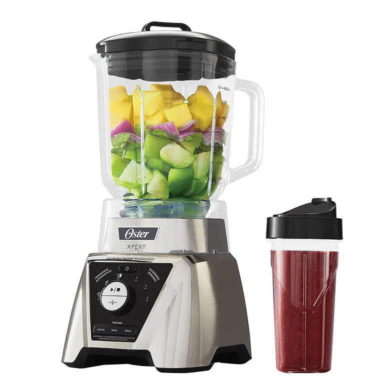 Licuadora Xpert Series™ + Blend-N-Go Niquelada / Oster 4