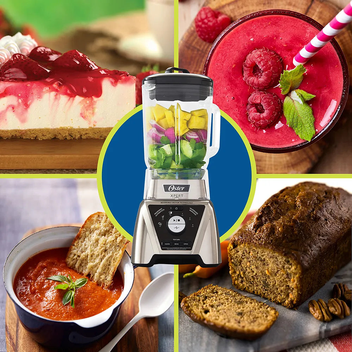 Licuadora Xpert Series™ + Blend-N-Go Niquelada / Oster 14
