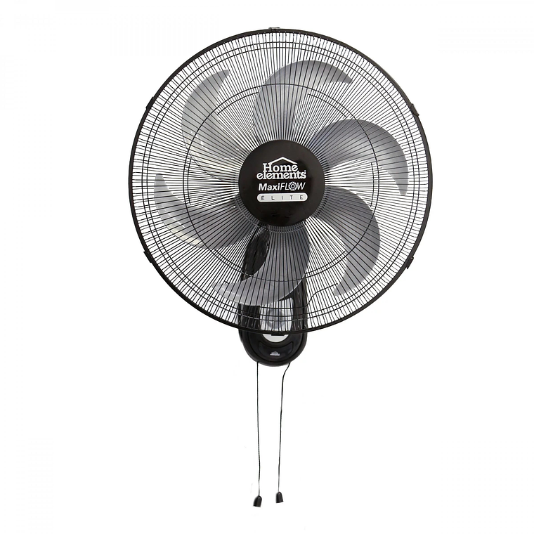 Ventilador de Pared 18' Maxi Flow Elite Negro / Home Elements 2