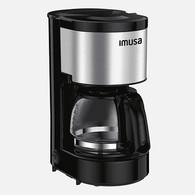 Cafetera IMUSA Perfecta Inox 6 Tazas Negro