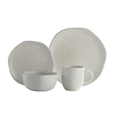 Vajilla Corona Orion Reactivo 4 Puestos 16 Piezas