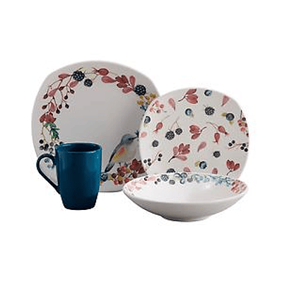 Vajilla Corona Evry 4 puestos 16 Piezas