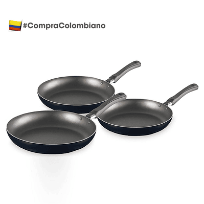 Set de Sartenes de 18 - 20 y 24 cm / Imusa