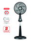 Ventilador Turbo Silence Compact 2 en 1 Negro / Samurai - Miniatura 4