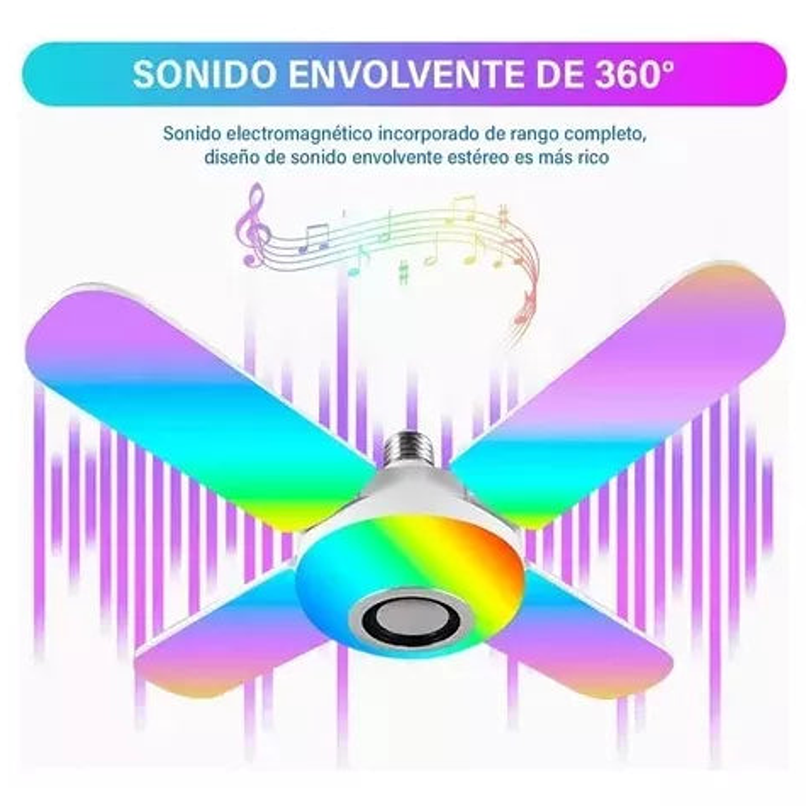 Increible lampara parlante, con altavoz inluido 1