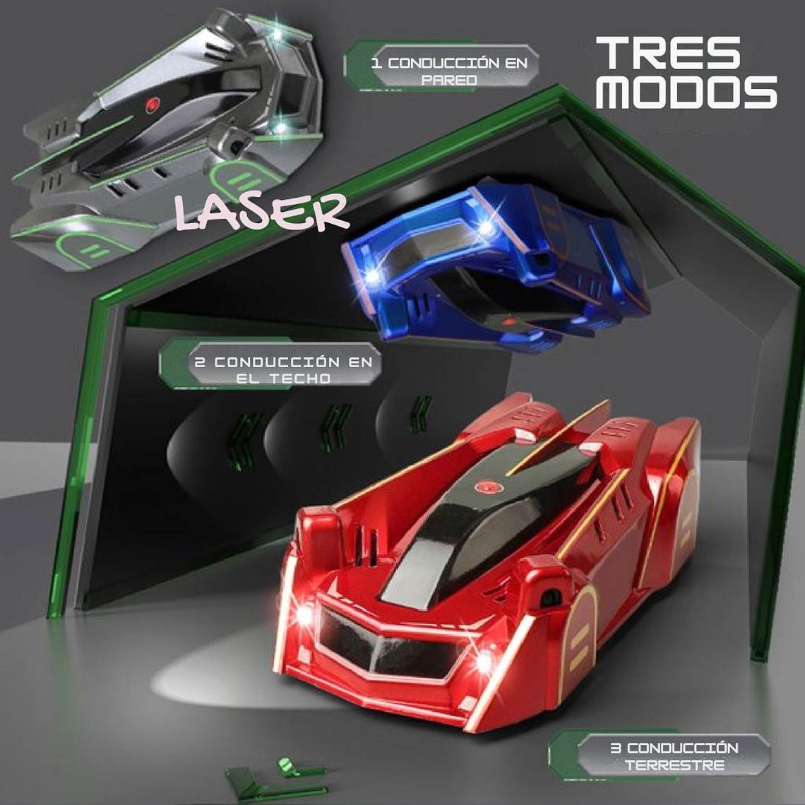 💥Increíble carro que es guiado por un Laser💥 3