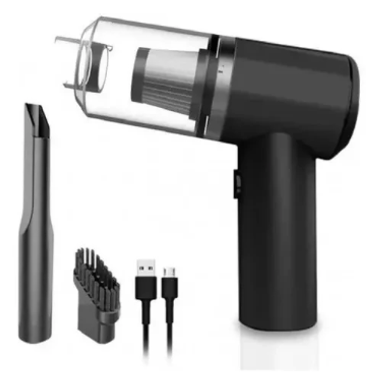 Mini Aspiradora Recargable Para el auto y el Hogar 2