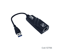 Cable Adaptador De USB 3.0 A LAN RJ-45 De 10/100/1000Mbps