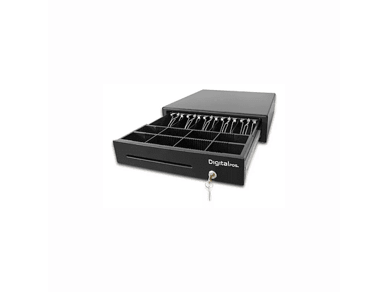 Cajón Monedero Digital Pos Con Riel Industrial - DIG-410SK 6