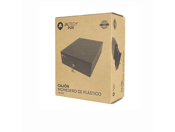 Cajón Monedero Plástico JAL 241 4 compartimentos para billetes y 8 para monedas 2