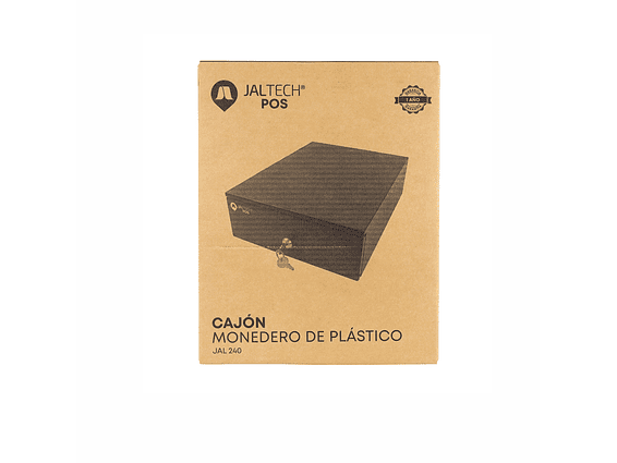 Cajón Monedero Plástico JAL 241 4 compartimentos para billetes y 8 para monedas 3